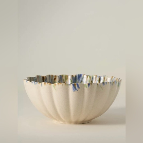 Anthropologie Lagos Portuguese Stoneware Serving Bowl - Rare Find! NEW - Picture 4 of 4